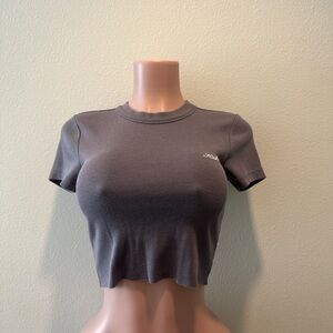 Kith Charcoal Women's Crop Top